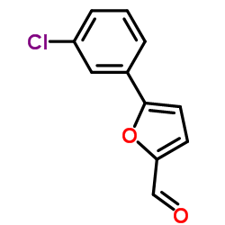 5-(3-Chlorophenyl)-2-furaldehyde structure