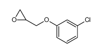 2-((3-CHLOROPHENOXY)METHYL)OXIRANE结构式