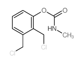 [2,3-bis(chloromethyl)phenyl] N-methylcarbamate structure