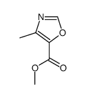 4-甲基-5-恶唑甲酸甲酯结构式