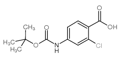 4-((tert-Butoxycarbonyl)amino)-2-chlorobenzoic acid picture