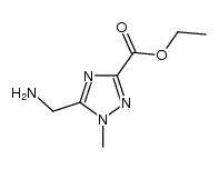 ethyl 5-aminomethyl-1-methyl-1H-[1,2,4]-triazole-3-carboxylate Structure