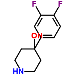 4-(3,4-Difluorophenyl)-4-piperidinol Structure