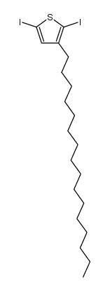 2,5-diiodo-3-hexadecylthiophene Structure