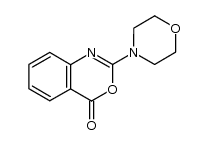 2-morpholino-4H-benzo[d][1,3]oxazin-4-one Structure