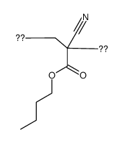poly(butyl 2-cyanoacrylate) macromolecule Structure