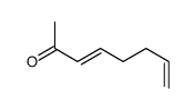 (3E)-3,7-Octadiene-2-one Structure