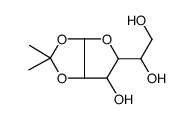 1,2-O-Isopropylidene-α-D-glucofuranose Structure