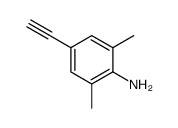 4-乙炔-2,6-二甲基-苯胺结构式