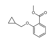methyl 2-(cyclopropylmethoxy)benzoate结构式