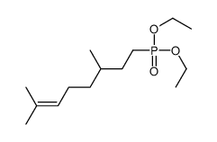 8-diethoxyphosphoryl-2,6-dimethyloct-2-ene Structure