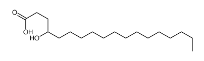 4-hydroxyoctadecanoic acid Structure