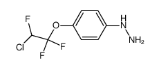 [4-(2-Chloro-1,1,2-trifluoro-ethoxy)-phenyl]-hydrazine结构式