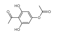 4'-acetoxy-2',6'-dihydroxyacetophenone结构式