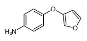 Benzenamine, 4-(3-furanyloxy)- (9CI) Structure