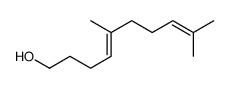 5,9-dimethyldeca-4,8-dien-1-ol Structure