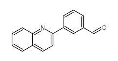3-(Quinolin-2-yl)benzaldehyde结构式