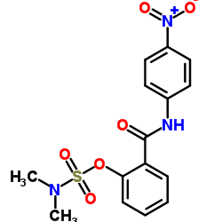 2-[(4-Nitrophenyl)carbamoyl]phenyl dimethylsulfamate Structure