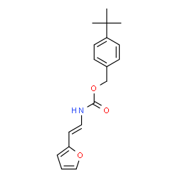 4-(TERT-BUTYL)BENZYL N-[2-(2-FURYL)VINYL]CARBAMATE picture