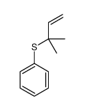 2-methylbut-3-en-2-ylsulfanylbenzene结构式