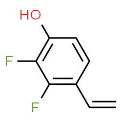 Phenol, 4-ethenyl-2,3-difluoro- (9CI) Structure