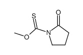 1-Pyrrolidinecarbothioic acid,2-oxo-,O-methyl ester结构式
