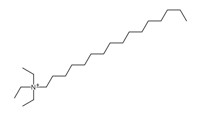 triethyl(hexadecyl)azanium结构式