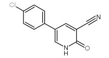 5-(4-CHLOROPHENYL)-2-OXO-1,2-DIHYDRO-3-PYRIDINECARBONITRILE structure