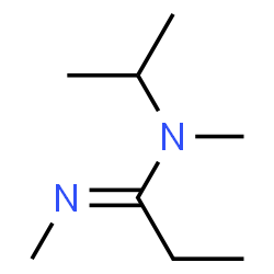 Propanimidamide,N,N-dimethyl-N-(1-methylethyl)-,(1E)-(9CI)结构式