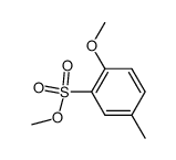 Methyl-2-metoxy-5-methylsulphonylbenzoate结构式