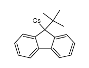 9-tert-butylfluorene cesium salt结构式