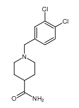 1-(3,4-dichlorobenzyl)piperidine-4-carboxamide结构式