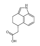 (1,3,4,5-tetrahydro-benzo[cd]indol-5-yl)-acetic acid Structure