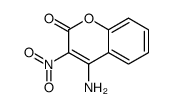 4-胺-3-硝基-2h-色烯-2-酮结构式