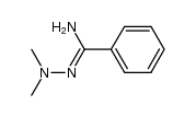 benzamide dimethylhydrazone Structure