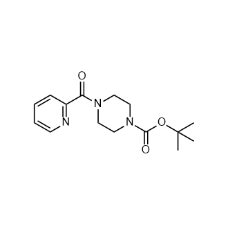 4-吡啶酰哌嗪-1-羧酸叔丁酯结构式