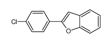 2-(4-Chlorophenyl)benzofuran结构式