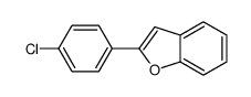 2-(4-Chlorophenyl)benzofuran Structure