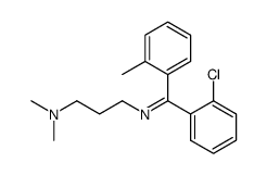 N-(3-Dimethylaminopropyl)-2-methyl-2'-chlor-diphenylketoimin Structure