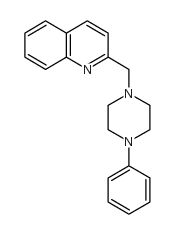 2-((4-Phenylpiperazine-1-yl)methyl)quinoline structure