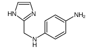 4-N-(1H-imidazol-2-ylmethyl)benzene-1,4-diamine结构式