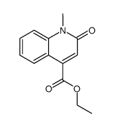 ethyl 1-methyl-2-oxo-1,2-dihydroquinoline-4-carboxylate Structure