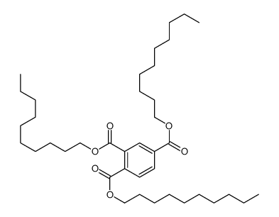 tridecyl benzene-1,2,4-tricarboxylate Structure