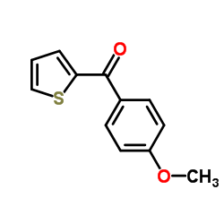 2-(p-Methoxybenzoyl)thiophene Structure