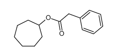 Cycloheptyl-phenylacetat结构式