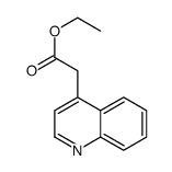 2-(喹啉-4-基)乙酸乙酯结构式