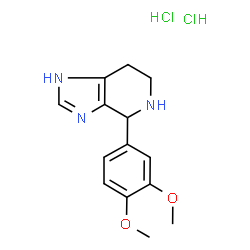 4-(3,4-dimethoxyphenyl)-3H,4H,5H,6H,7H-imidazo[4,5-c]pyridine dihydrochloride结构式