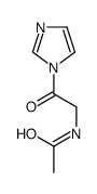 N-(2-imidazol-1-yl-2-oxoethyl)acetamide结构式