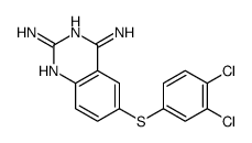6-(3,4-dichlorophenyl)sulfanylquinazoline-2,4-diamine Structure