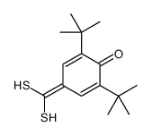 4-[bis(sulfanyl)methylidene]-2,6-ditert-butylcyclohexa-2,5-dien-1-one结构式